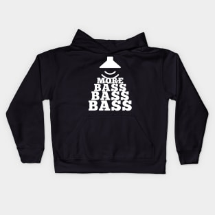 Musician More Bass Music Note Distressed Guitare Kids Hoodie